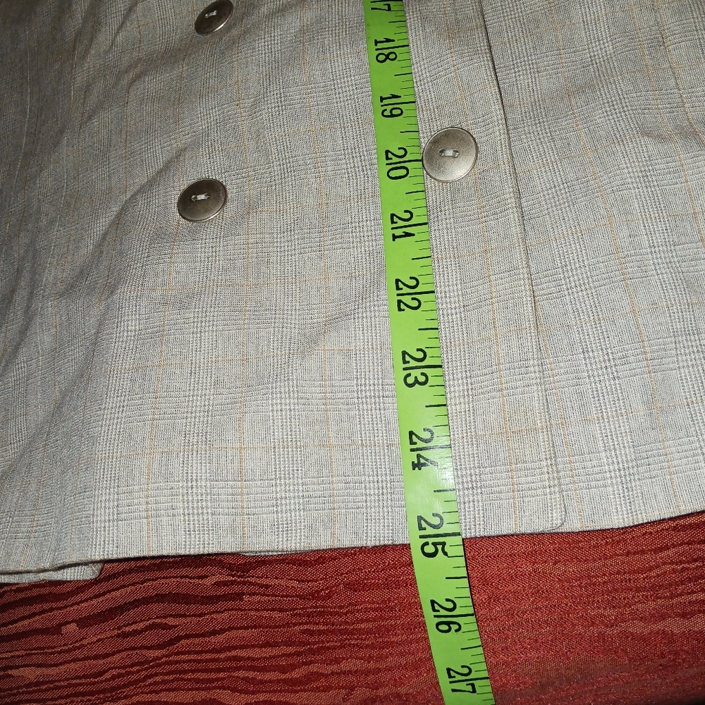 PETITE SOPHISTICATE 2 Piece Gray Long Sleeve Collared Suit Women's Size 12 - Picture 16 of 16